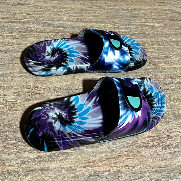 Champion Tie-Dye Blue and Purple Slides - Picture 4 of 13